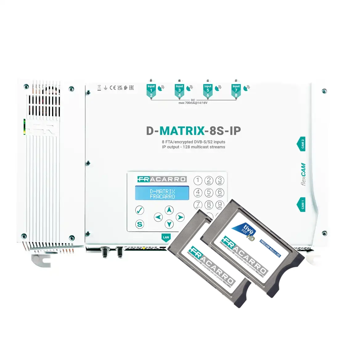 KIT D-MATRIX TVSAT 8-IP